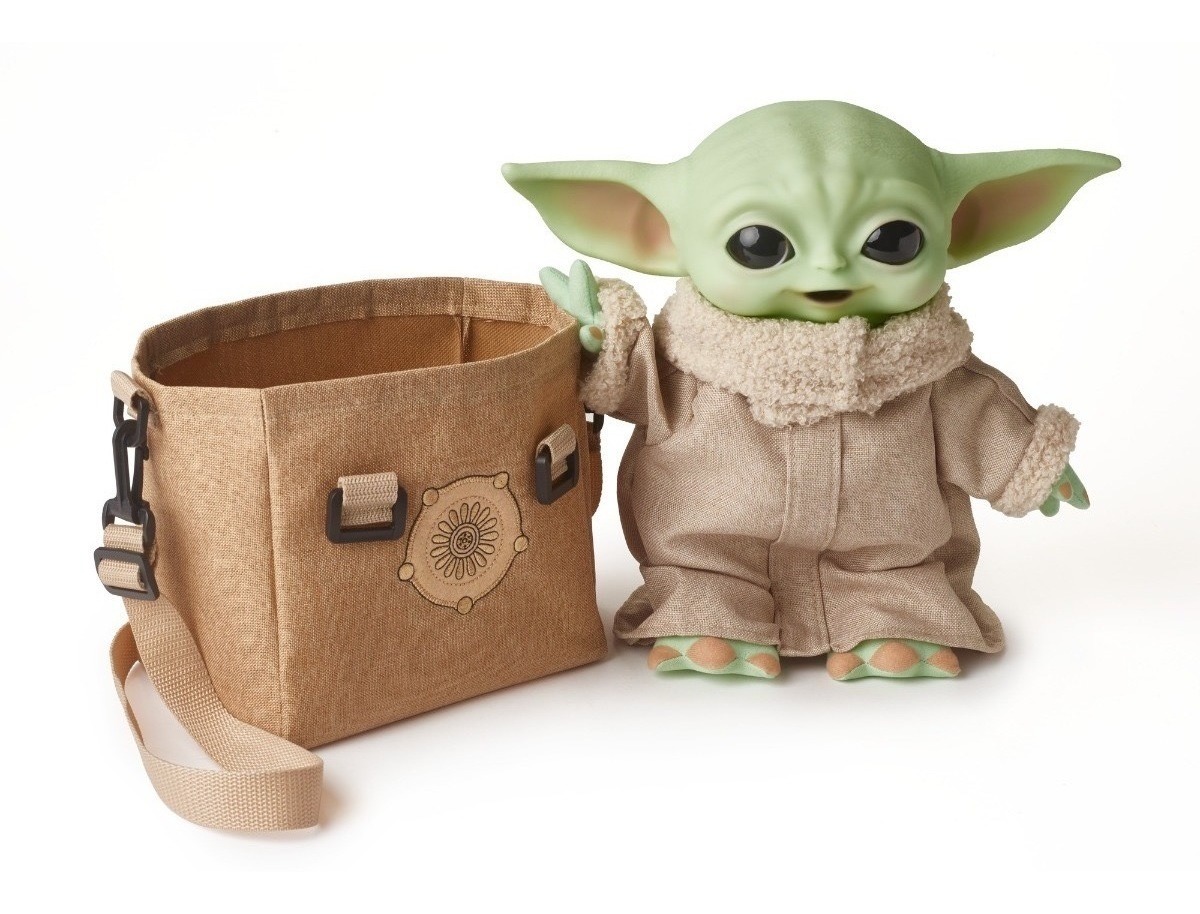 The Mandalorian, Peluche Baby Yoda Grogu En Mochila 5 Sonido