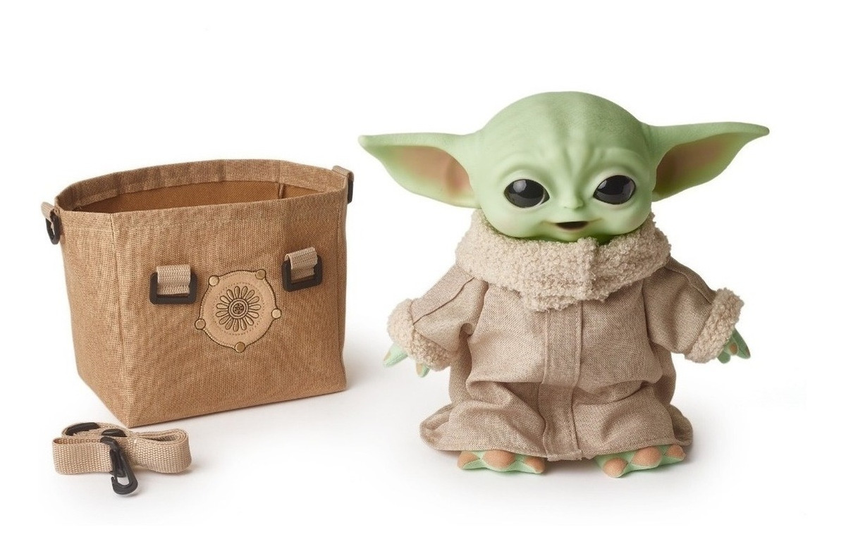 The Mandalorian, Peluche Baby Yoda Grogu En Mochila 5 Sonido