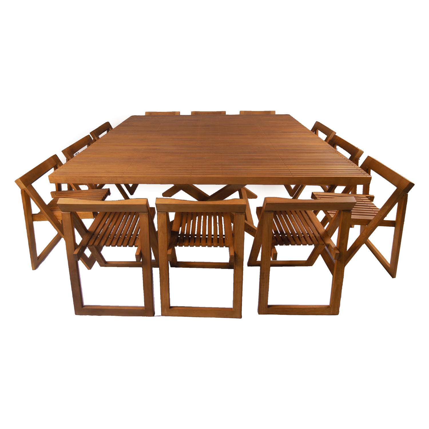 COMEDOR CUADRADO 12 PERSONAS MODELO TERRAZA