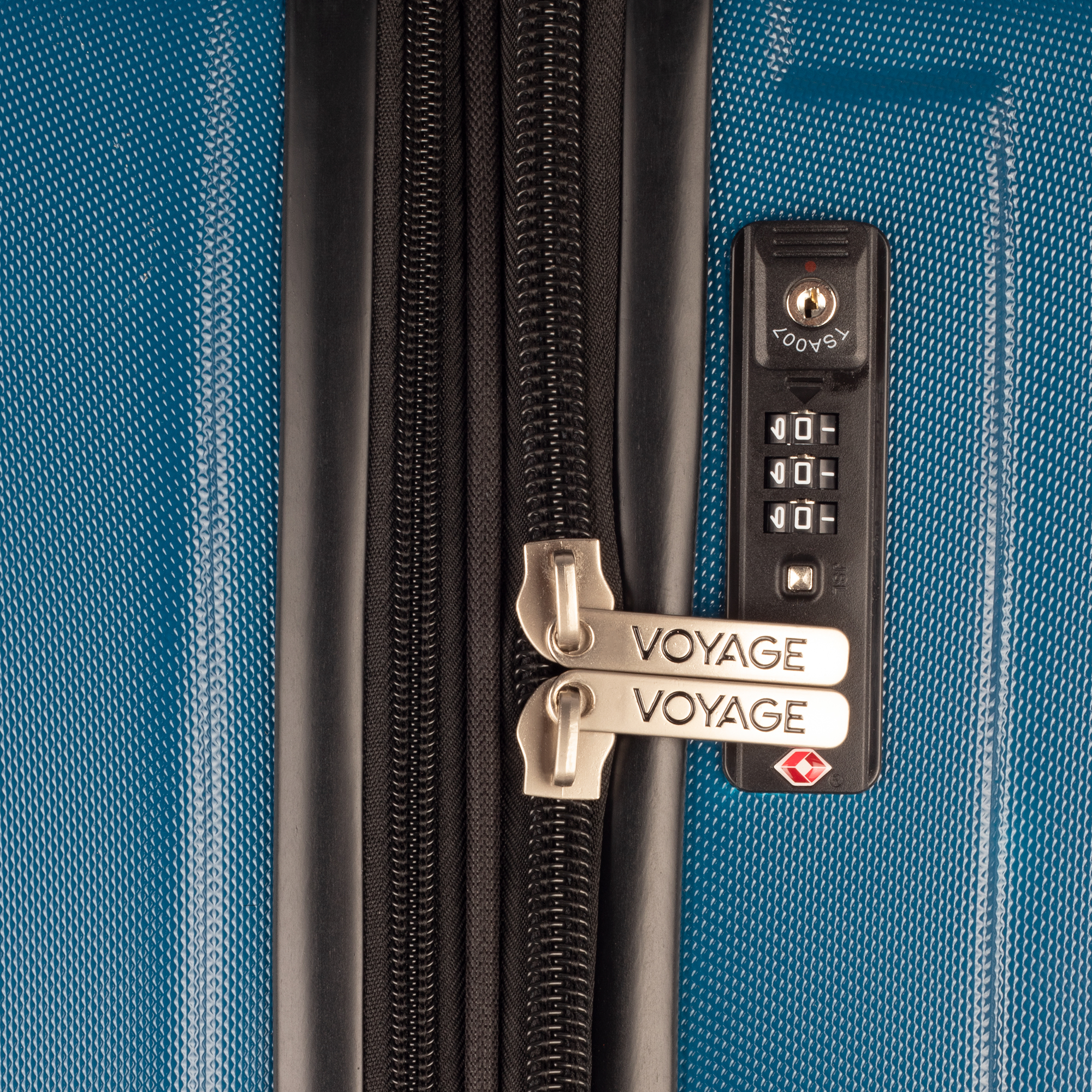 Maleta De Viaje Rígida Original Voyage Equipaje Azul De 22 Pulgadas.Cabina