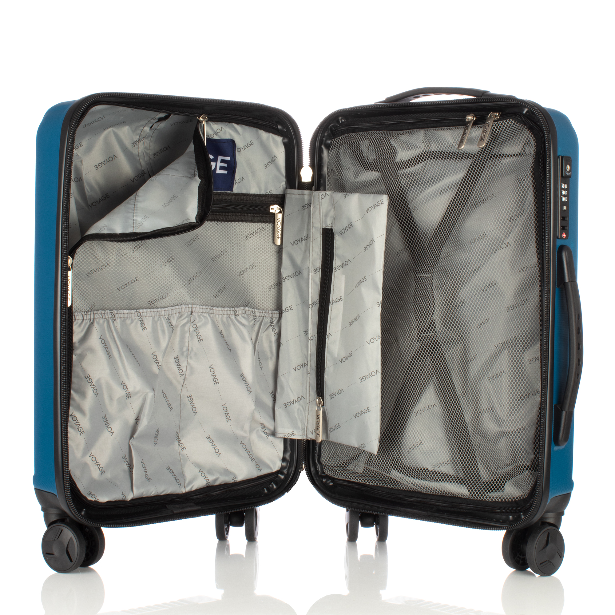 Maleta De Viaje Rígida Original Voyage Equipaje Azul De 21 Pulgadas Cabina