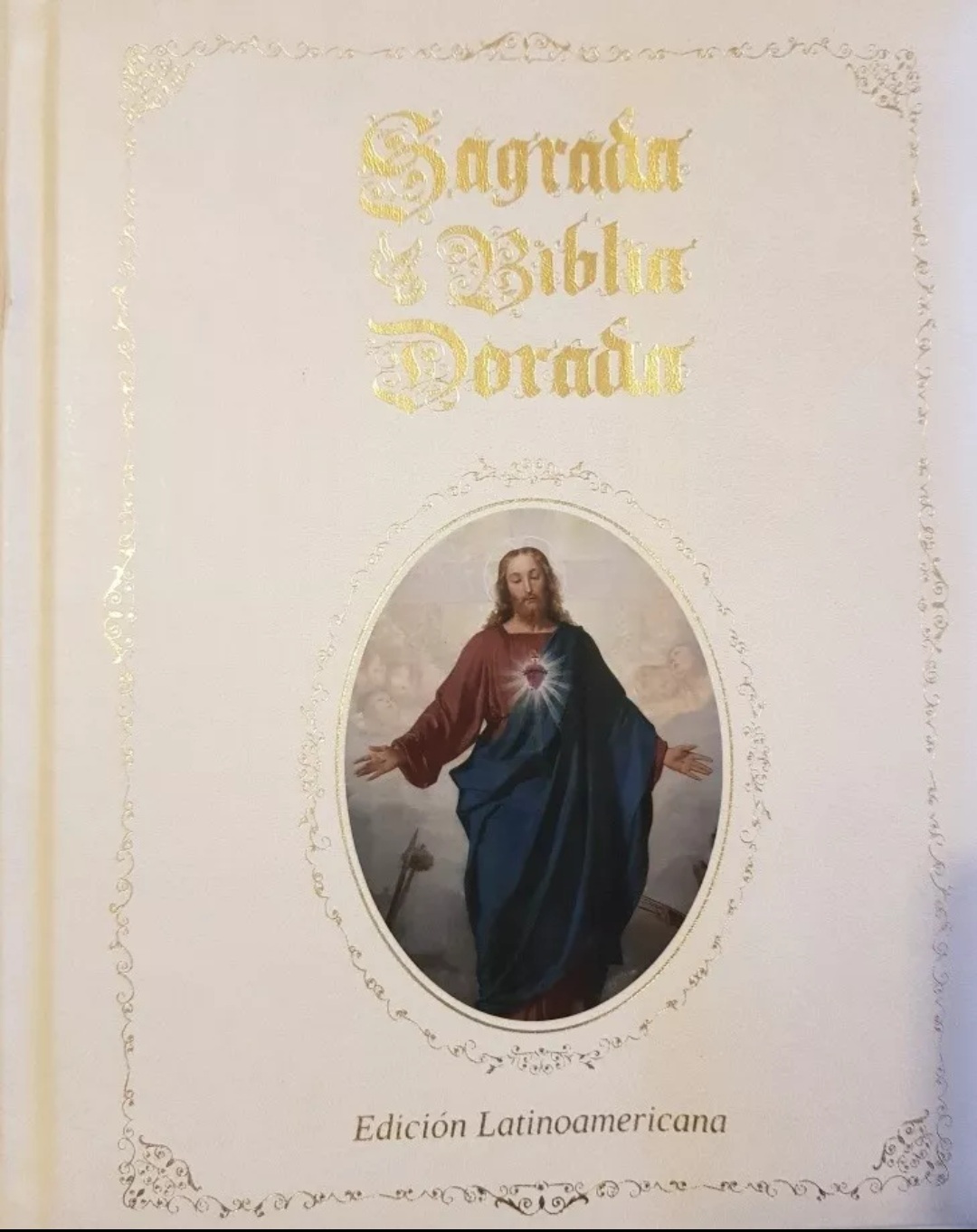 Sagrada Biblia Dorada De Lujo Edición Latinoamericana