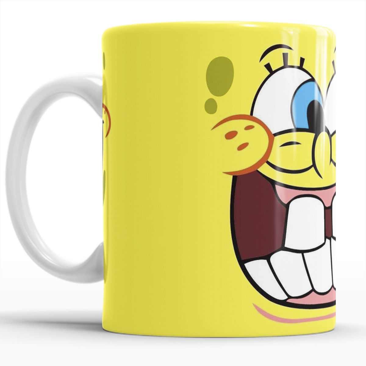 Taza de Cerámica de Bob Esponja Ideal para Fans.