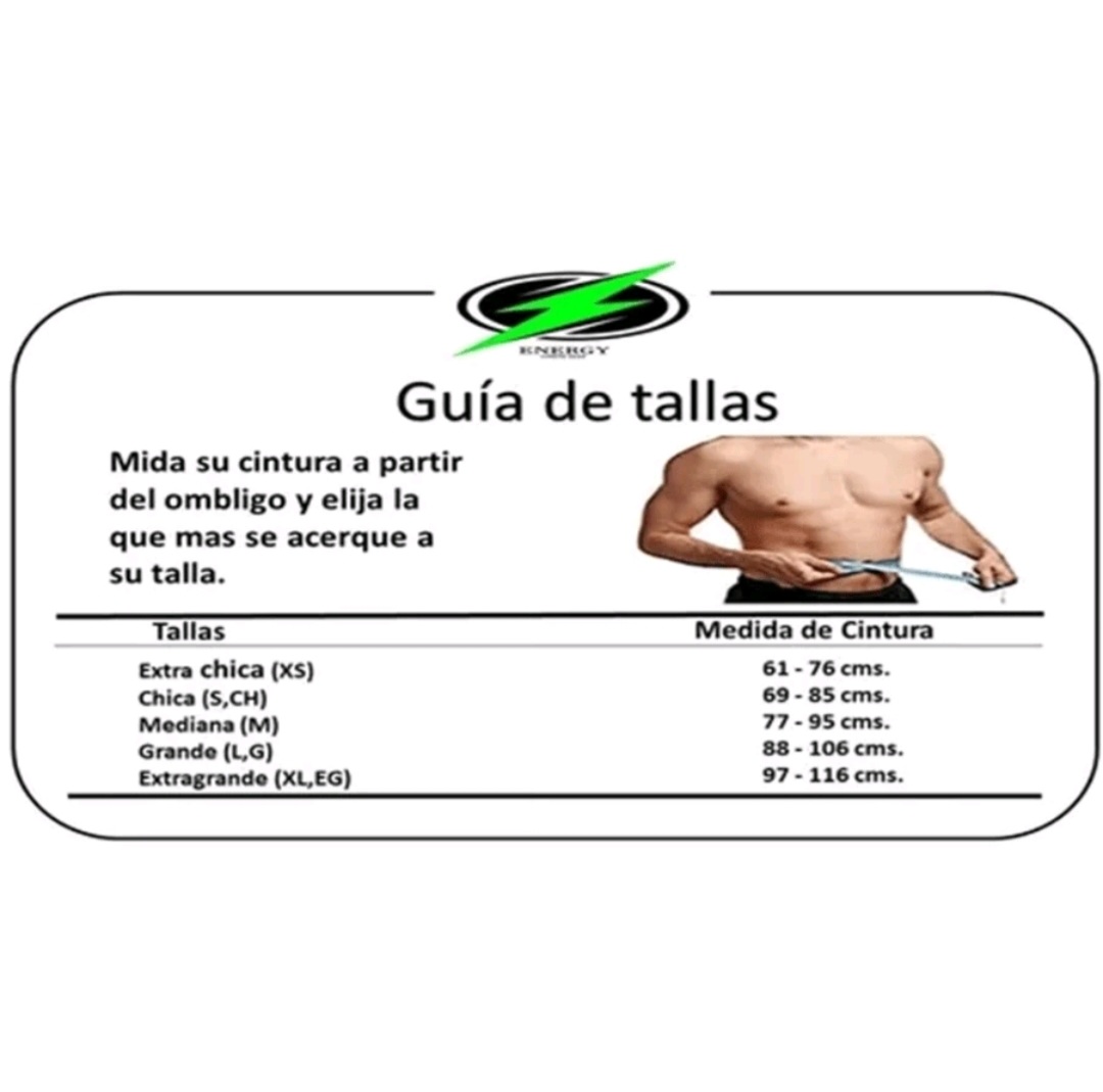 Faja Cinturon Energy Z Piel Acojinado Lumbar Pesas Gym