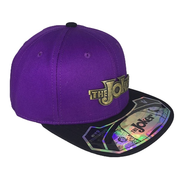 Kit Gorra Y Cartera Joker Dc Comics Morado.