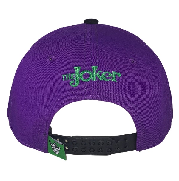 Kit Gorra Y Cartera Joker Dc Comics Morado.