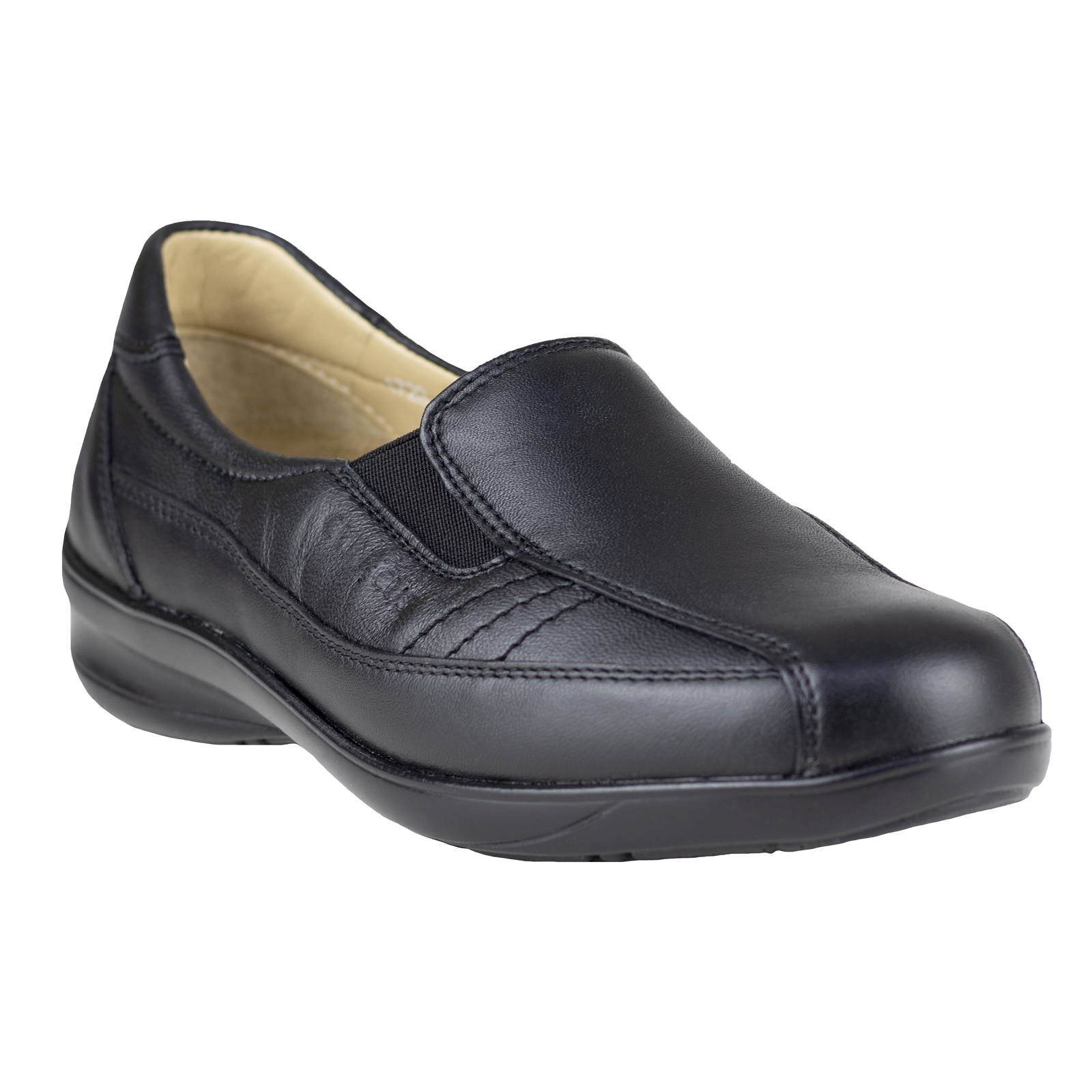 Mocasin Para Mujer Confort Pie Diabetico Clinicus 1720 Negro Premium