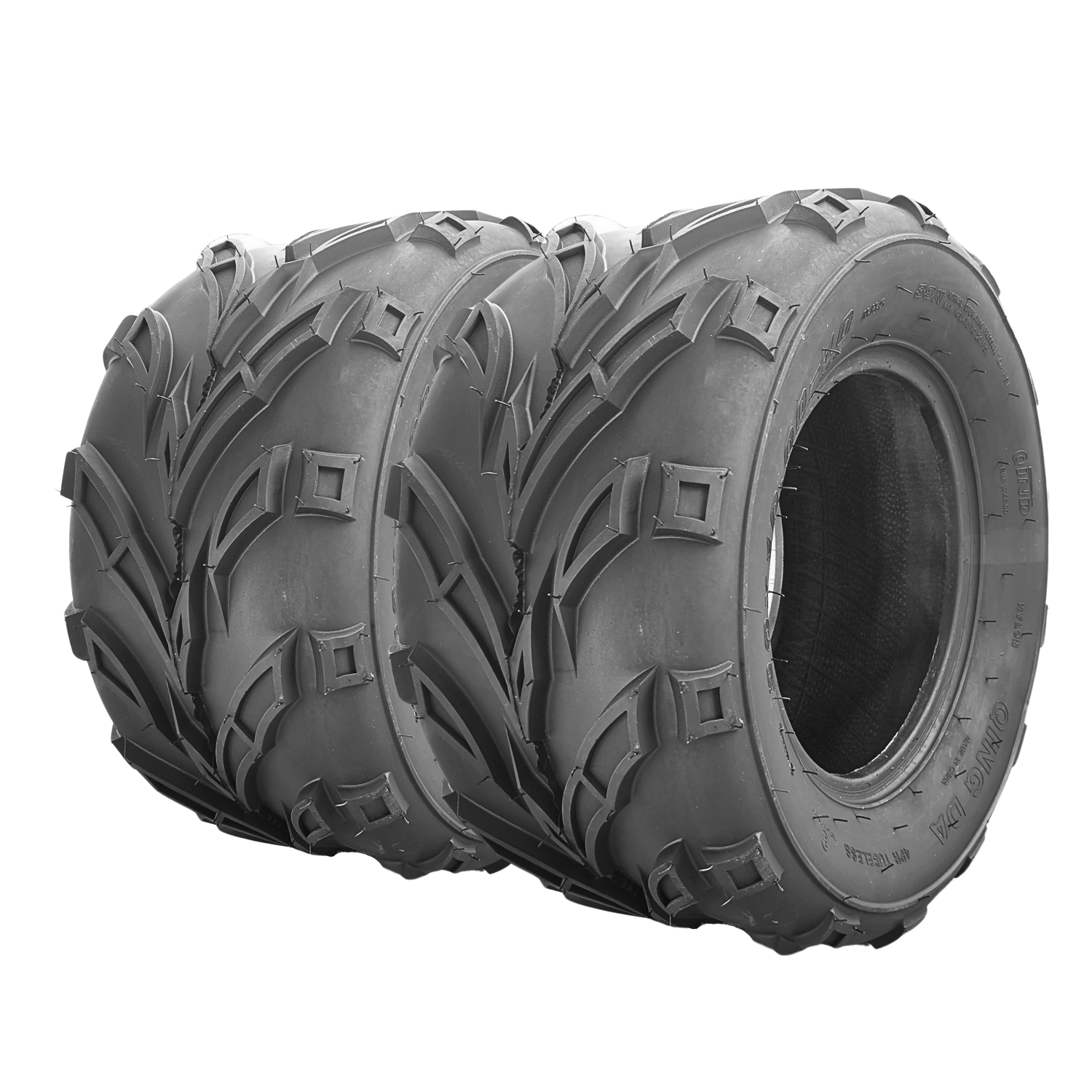 Paquete 2 Llantas 21X7-10  Qind Qd-116