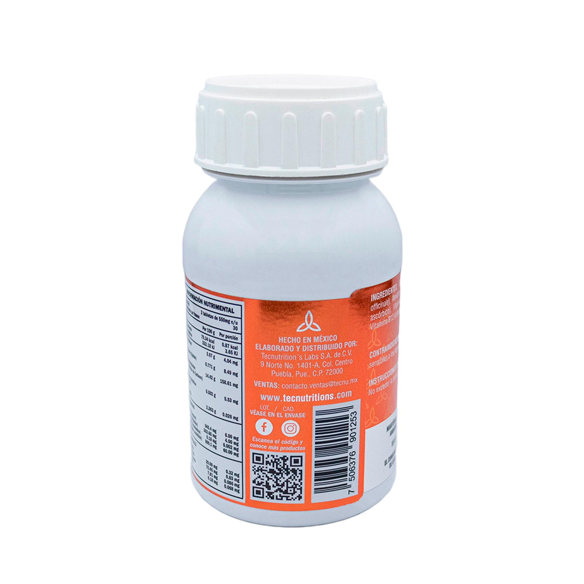 Suplemento Jengibre Reforzado, Tecnutritions® Gripes Sistema Inmune