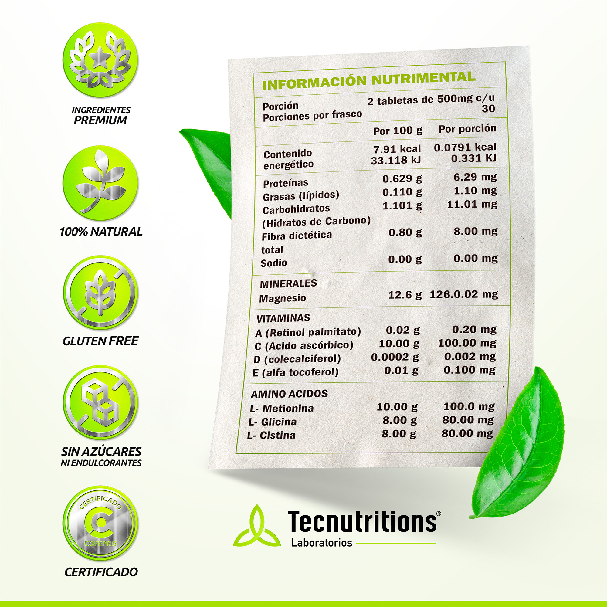 Suplemento Alcachofa Y Cardo Mix, Tecnutritions® Hígado Detox