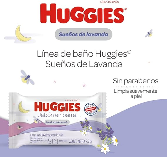 Kit de Viaje Huggies Sueños de Lavanda.