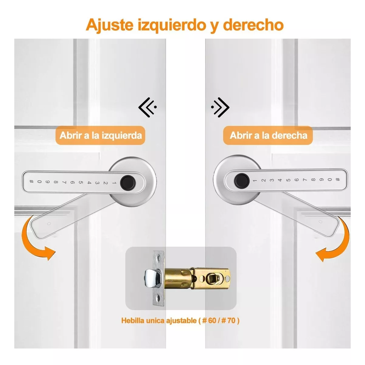 Cerradura Inteligente Chapa Electrónica App Huella Tt Lock
