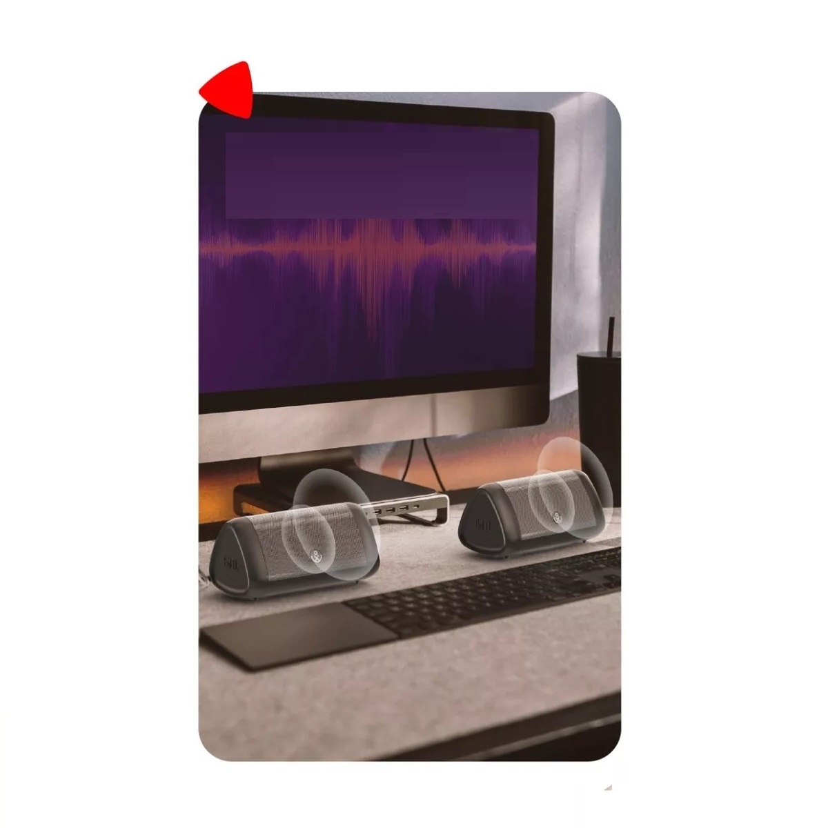 Bocina Bluetooth Portátil Fm Radio  30w