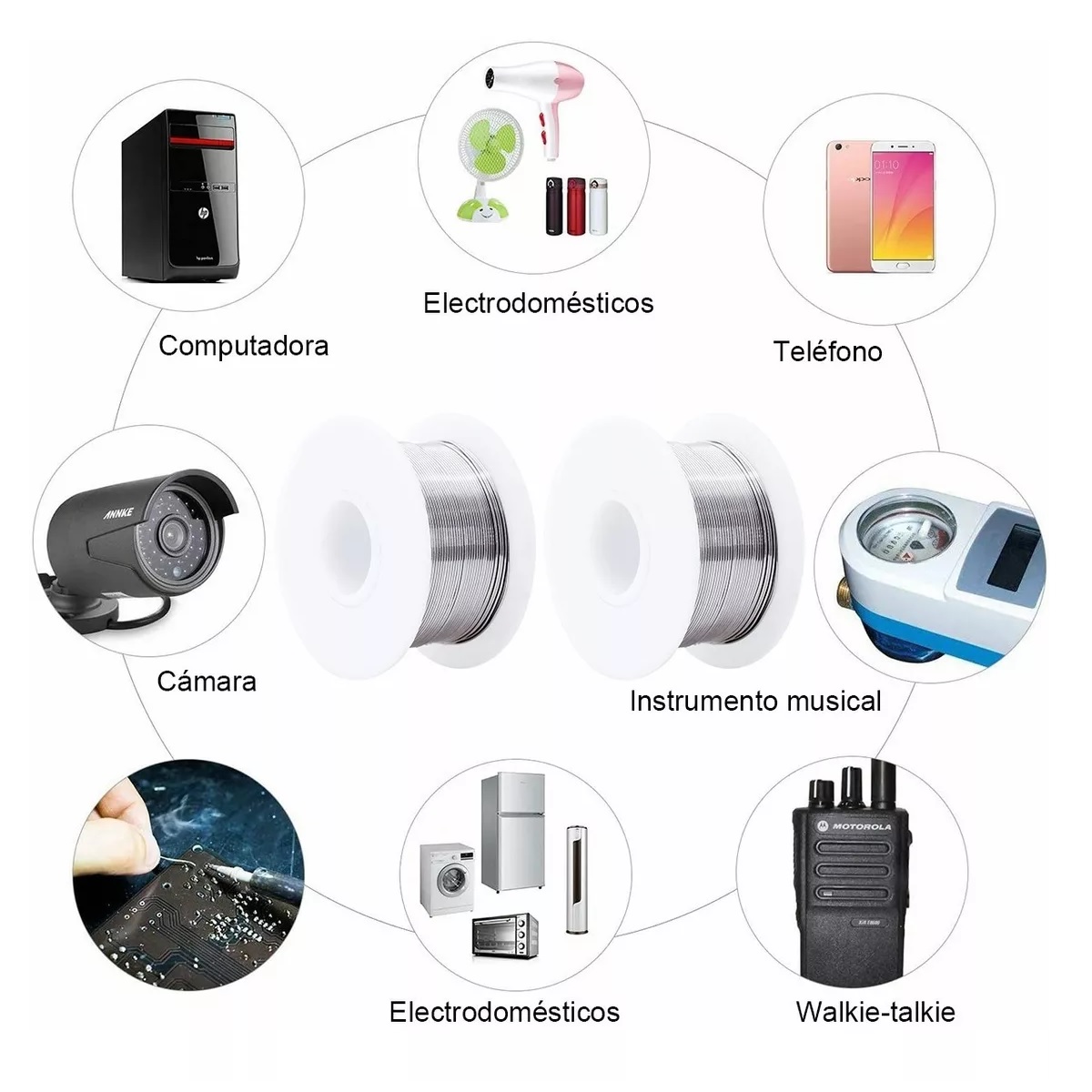2 Pcs Soldadura De Aleación De Estaño/plomo Reparaciones