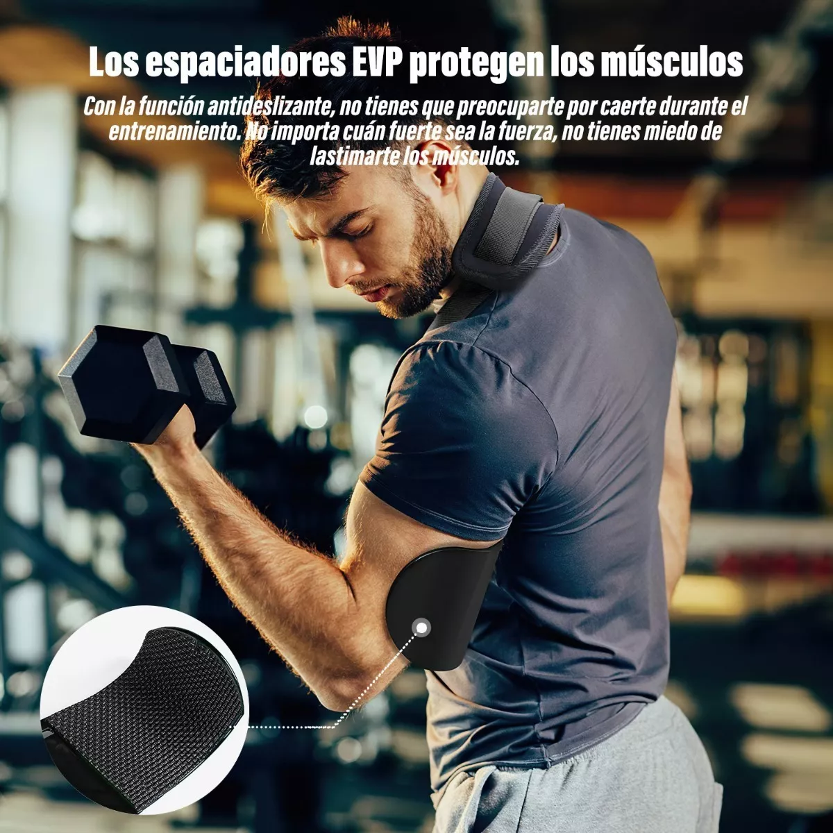 Aislador De Brazo Bíceps Gym Barra Mancuernas
