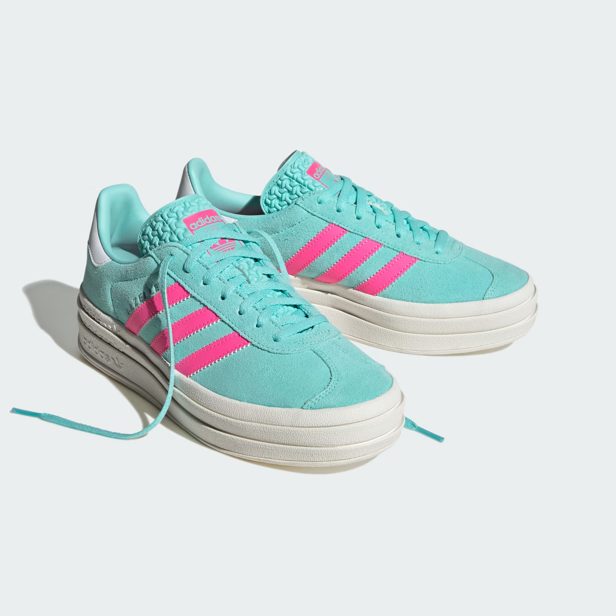 Tenis Adidas Gazelle Bold W Plataforma En Gamuza Para Mujer 