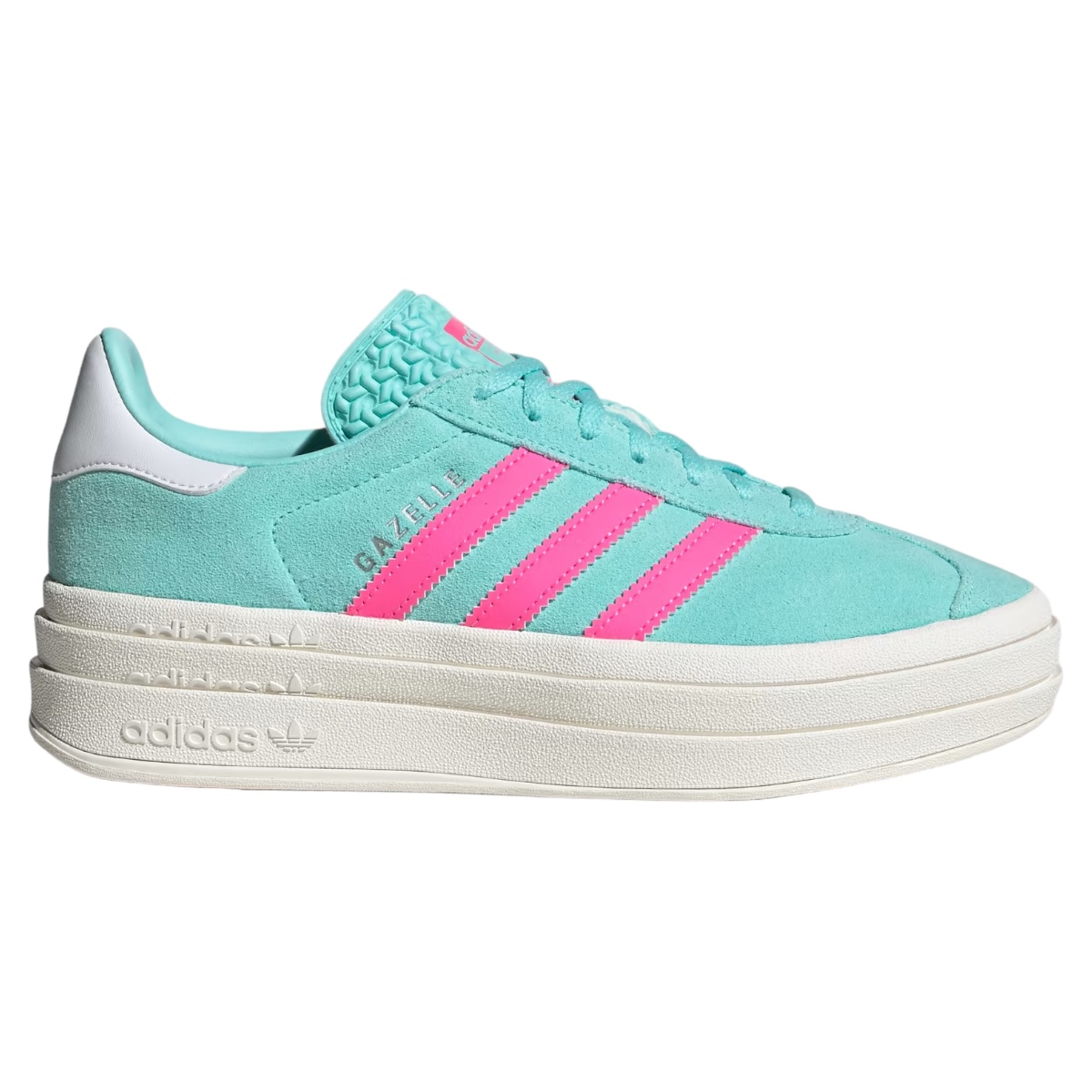 Tenis Adidas Gazelle Bold W Plataforma En Gamuza Para Mujer 