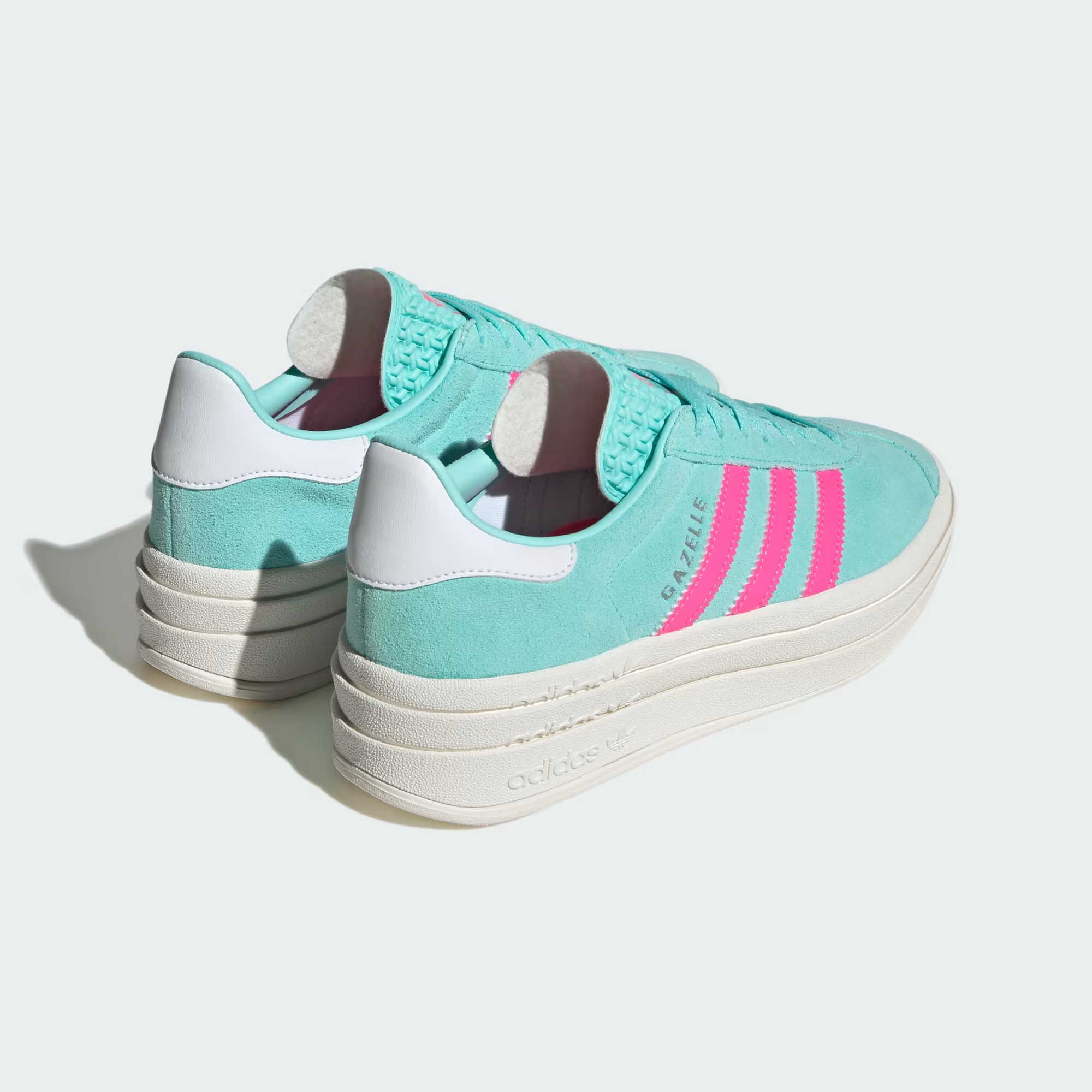 Tenis Adidas Gazelle Bold W Plataforma En Gamuza Para Mujer