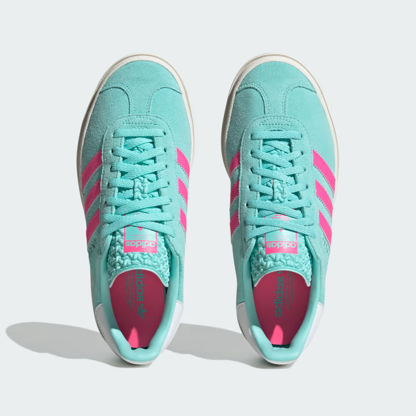 Tenis Adidas Gazelle Bold W Plataforma En Gamuza Para Mujer