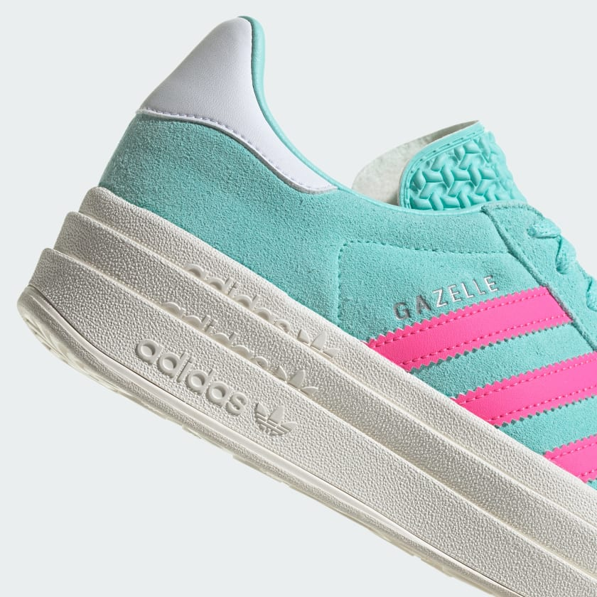 Tenis Adidas Gazelle Bold W Plataforma En Gamuza Para Mujer 