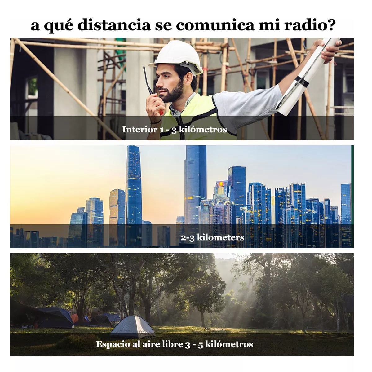 Radios Walkie Talkies Manos Libres Uhf Walkie Talkie 2pcs