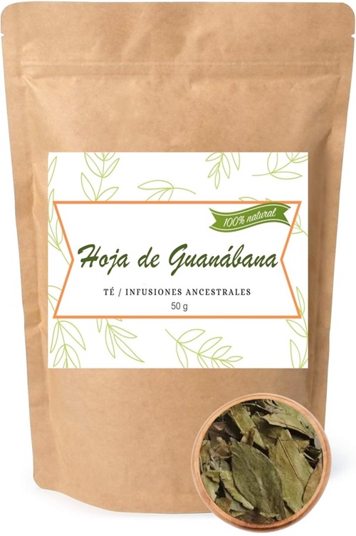 Te Hoja de Guanabana Infusion Organica Natural 50g