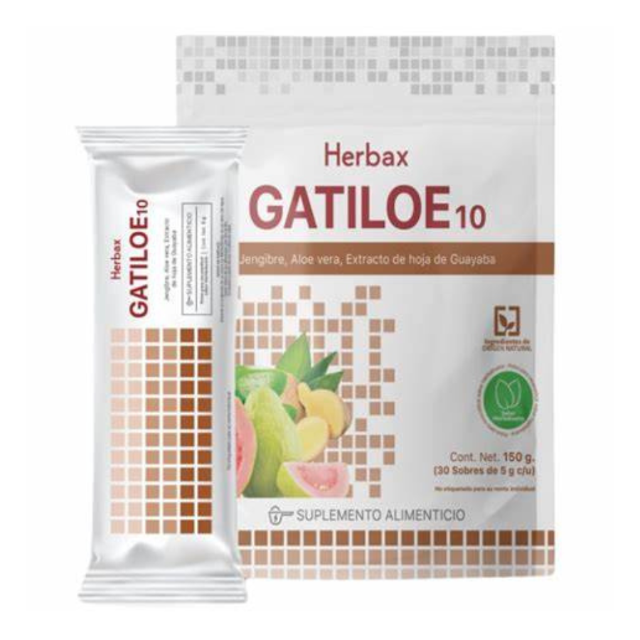 Suplemento Gatiloe  auxiliar contra la acidez y gastritis.
