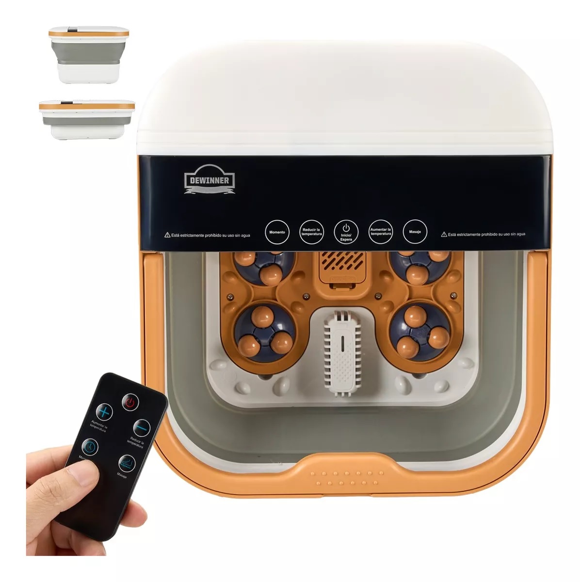 Tina De Spa Masaje Para Pies Rodillo Infrarrojo Termostático