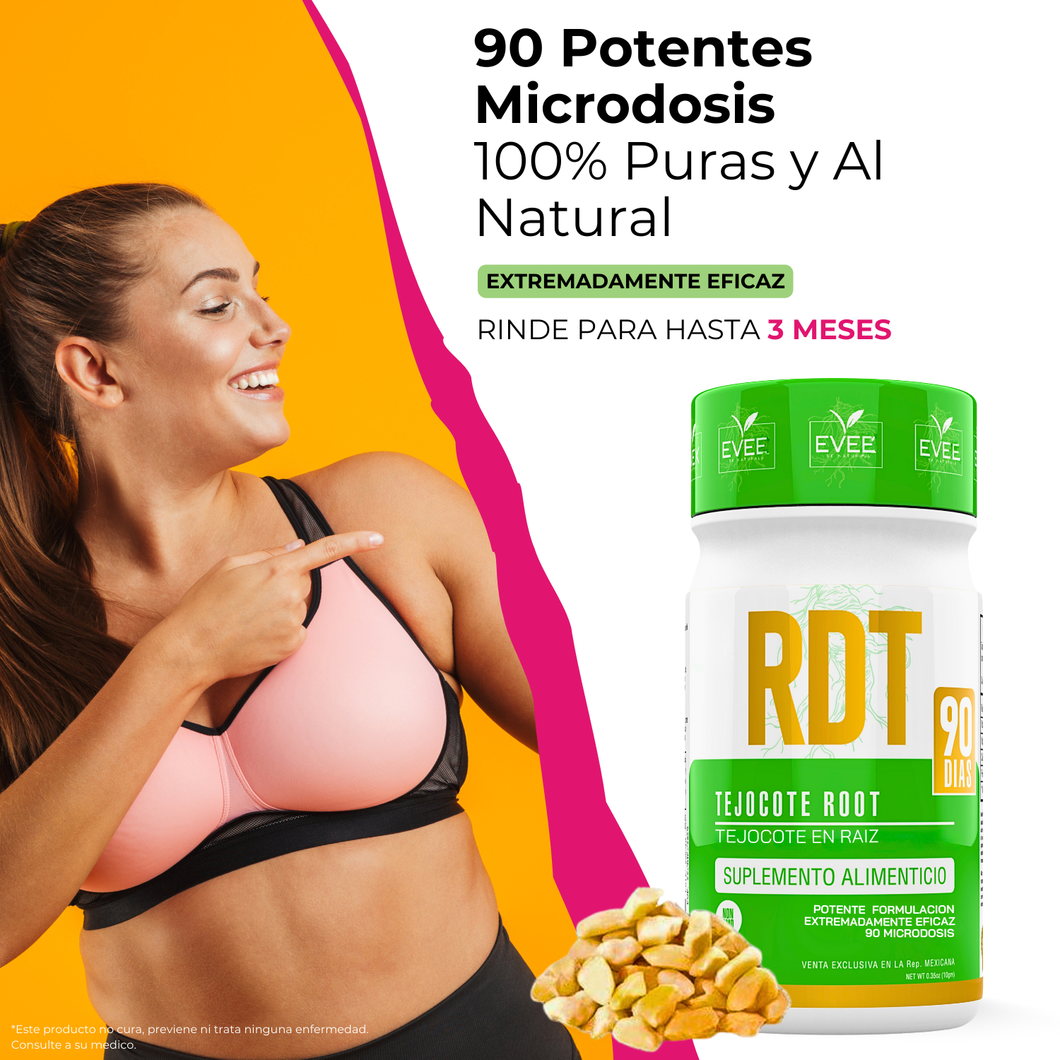 RDT® Raiz de Tejocote Individual (90 Dias) + Envio GRATIS