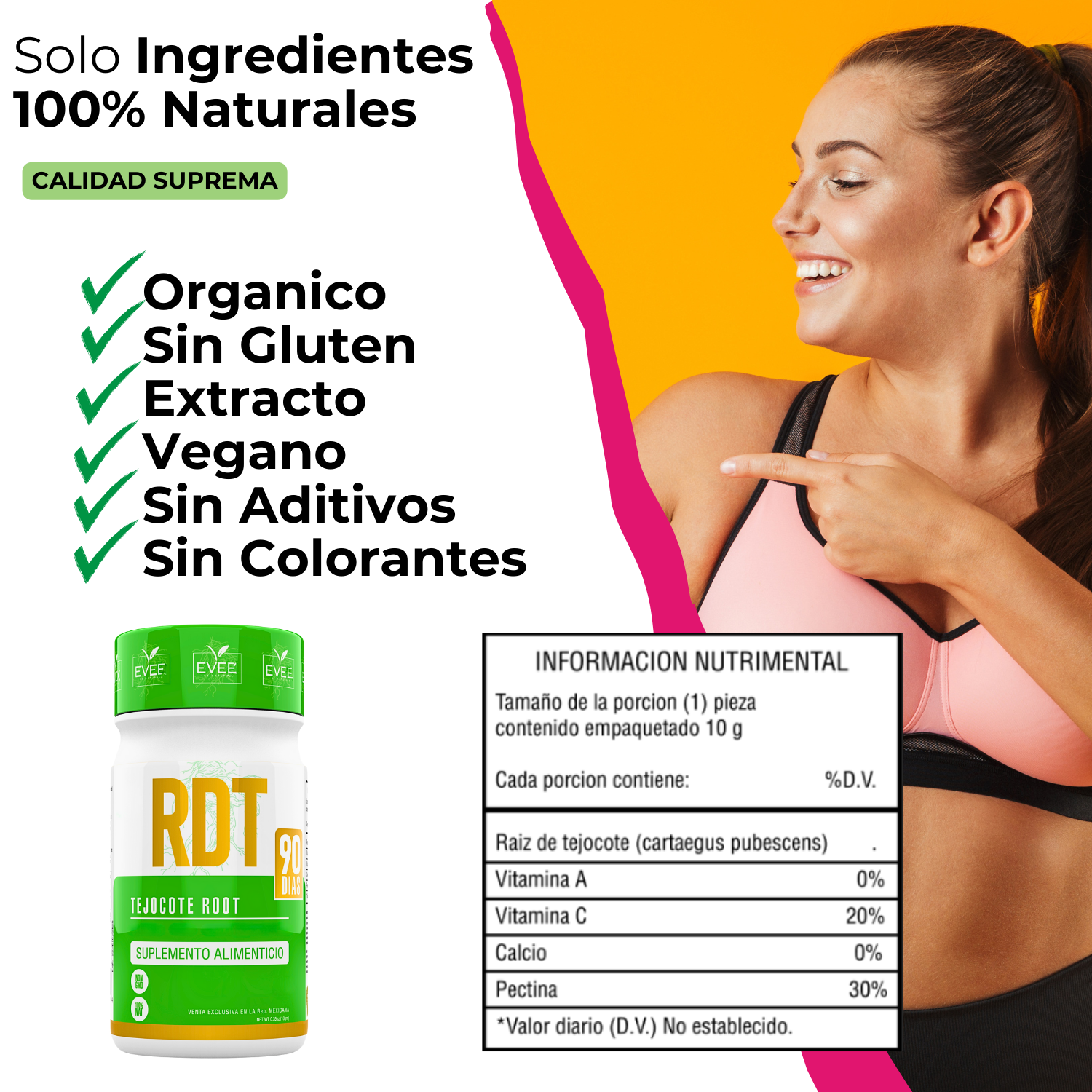 RDT® Raiz de Tejocote Individual (90 Dias) + Envio GRATIS