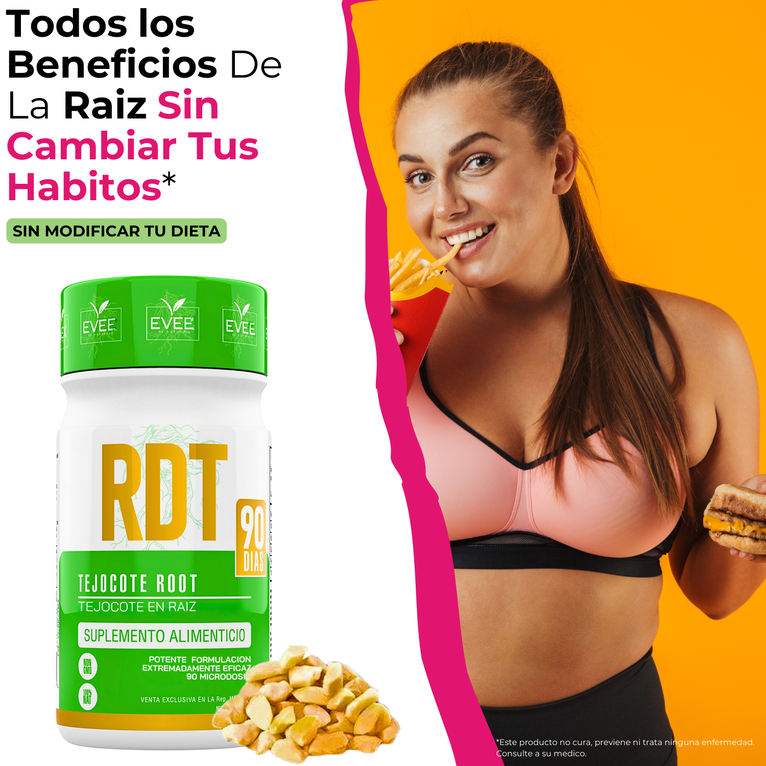 RDT® Raiz de Tejocote Individual (90 Dias) + Envio GRATIS