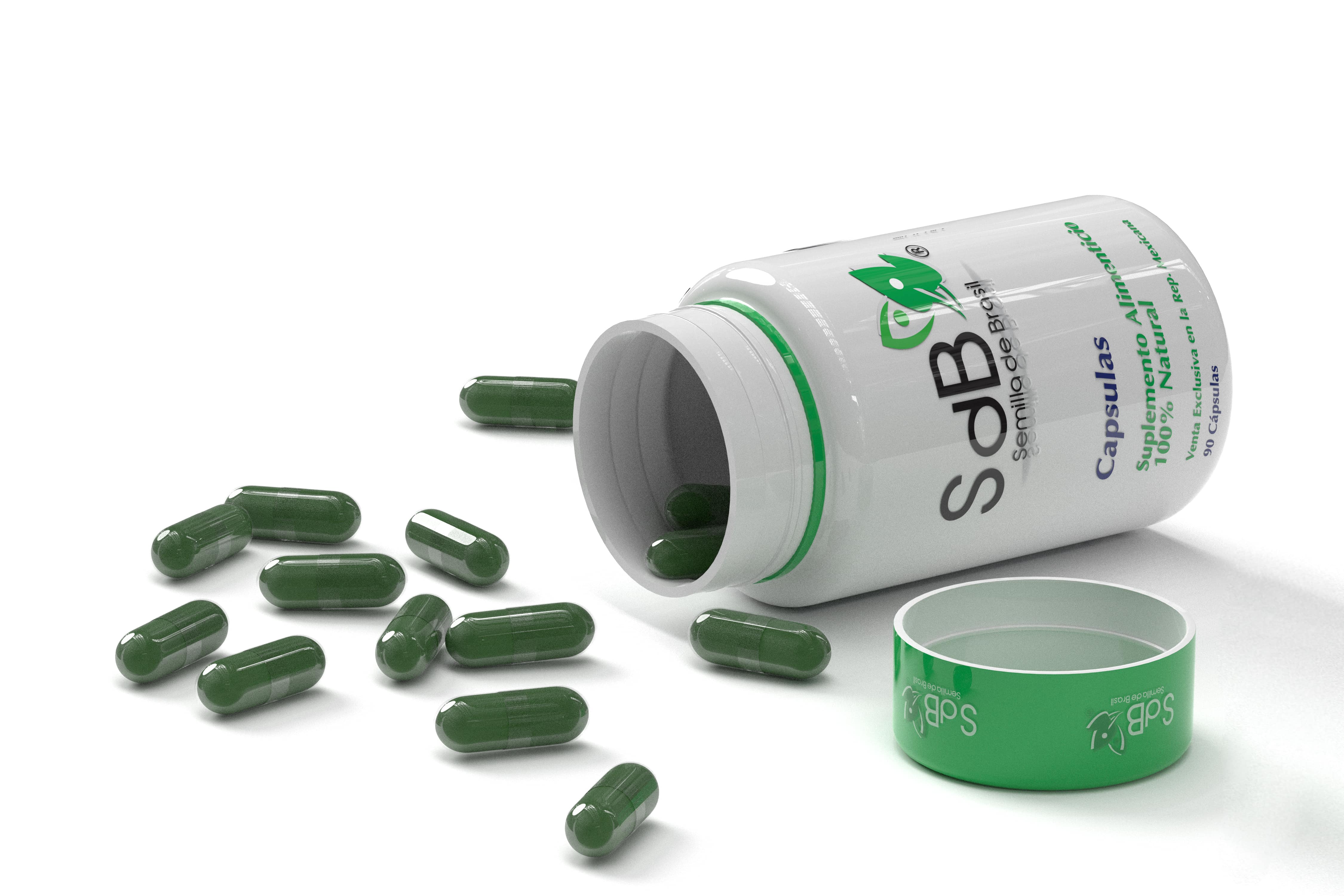 Semilla de Brasil®  SdB Capsulas Tratamiento Completo Original de SdB para 90 Días (90 Pastillas)