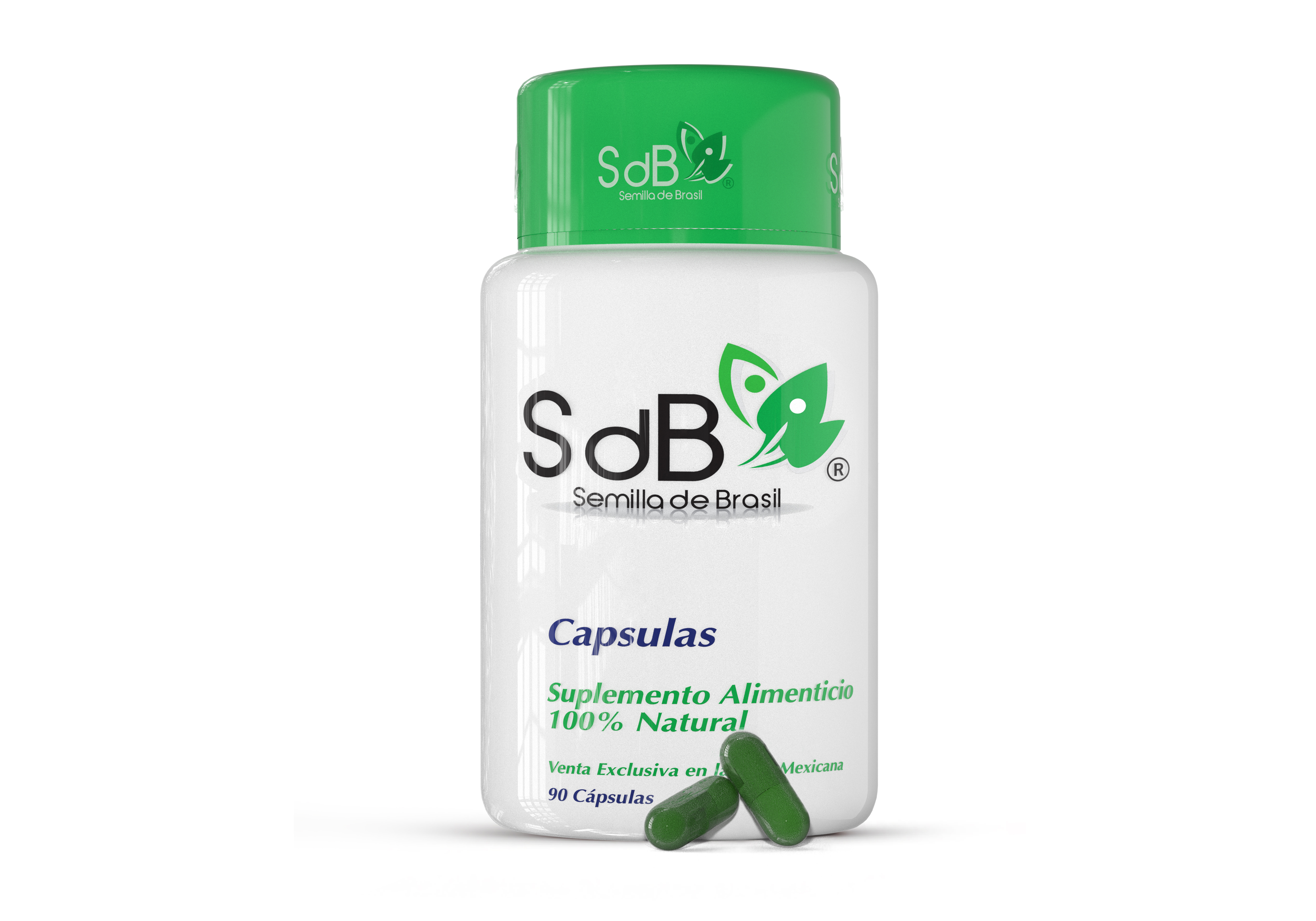 Semilla de Brasil®  SdB Capsulas Tratamiento Completo Original de SdB para 90 Días (90 Pastillas)