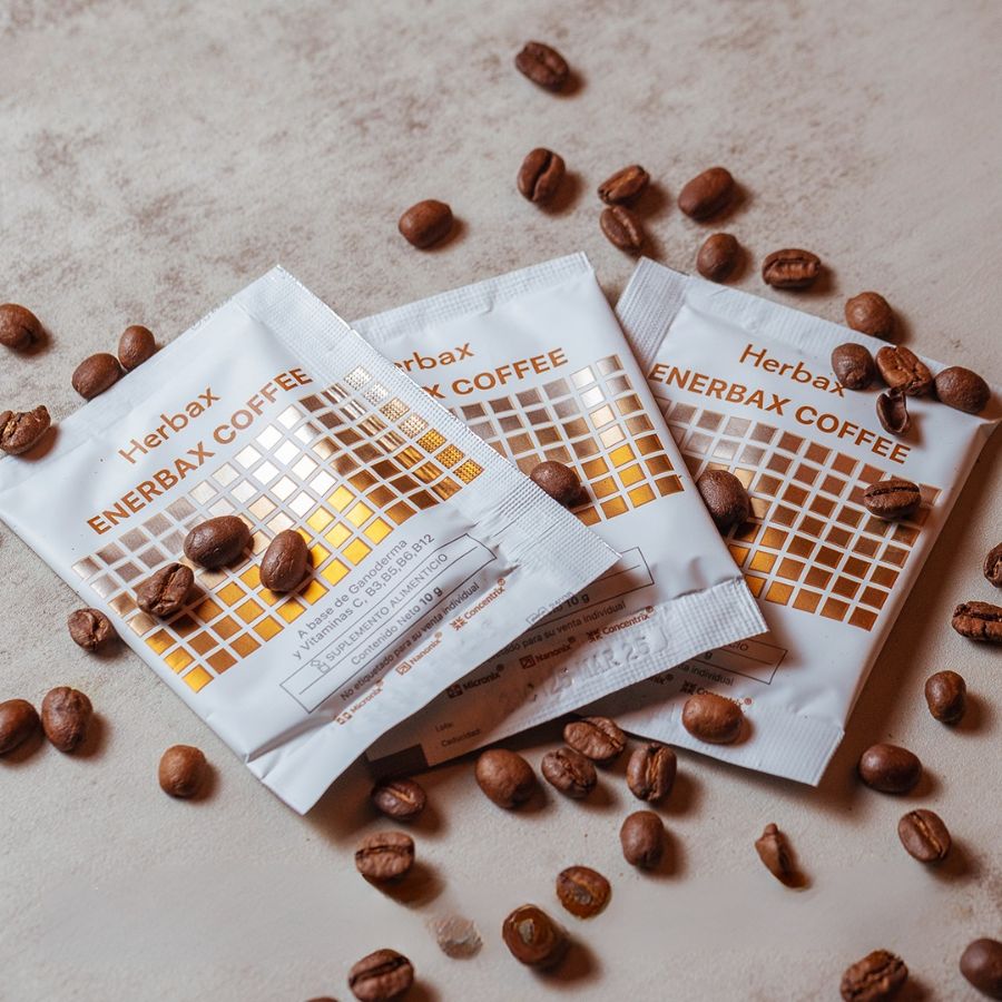 Enerbax Coffe: Café con Ganoderma, Maca y Vitaminas del Complejo B