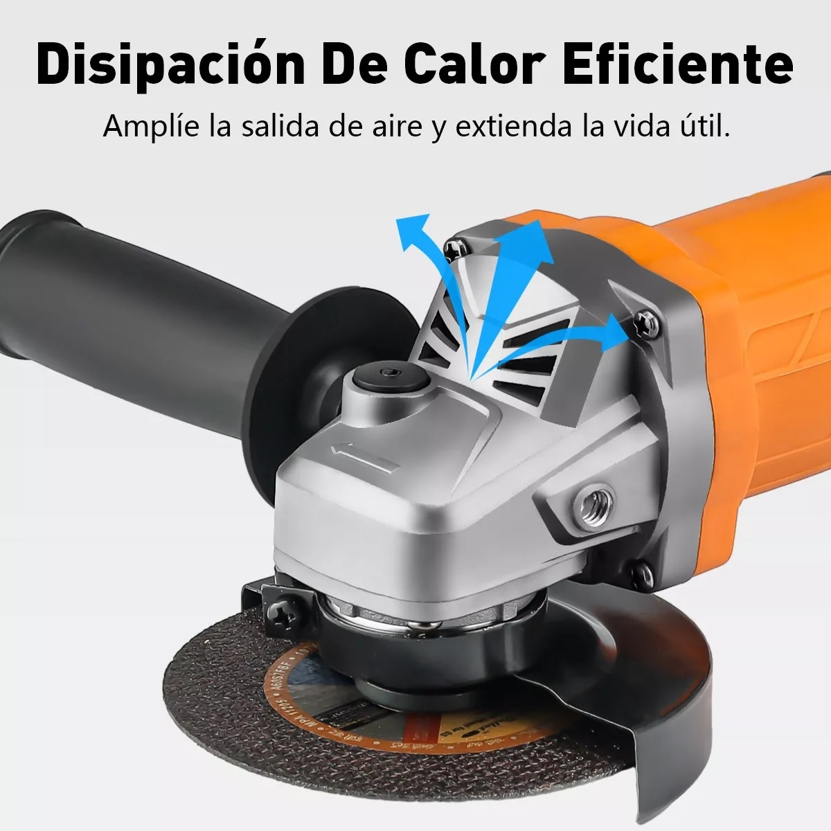 Esmeriladora Angular Inalámbrica Pulidora Amoladora+2bateria