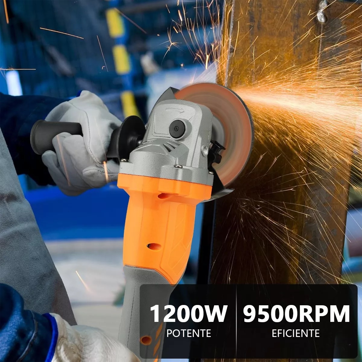Esmeriladora Angular Inalámbrica Pulidora Amoladora+2bateria
