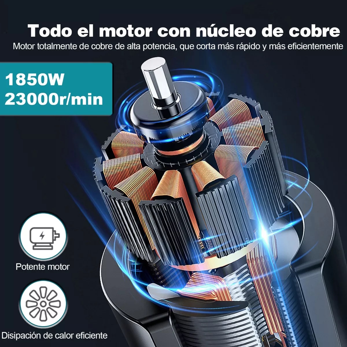 Router Ajuste De 6 Velocidades 110v Con Accesorio 2000w