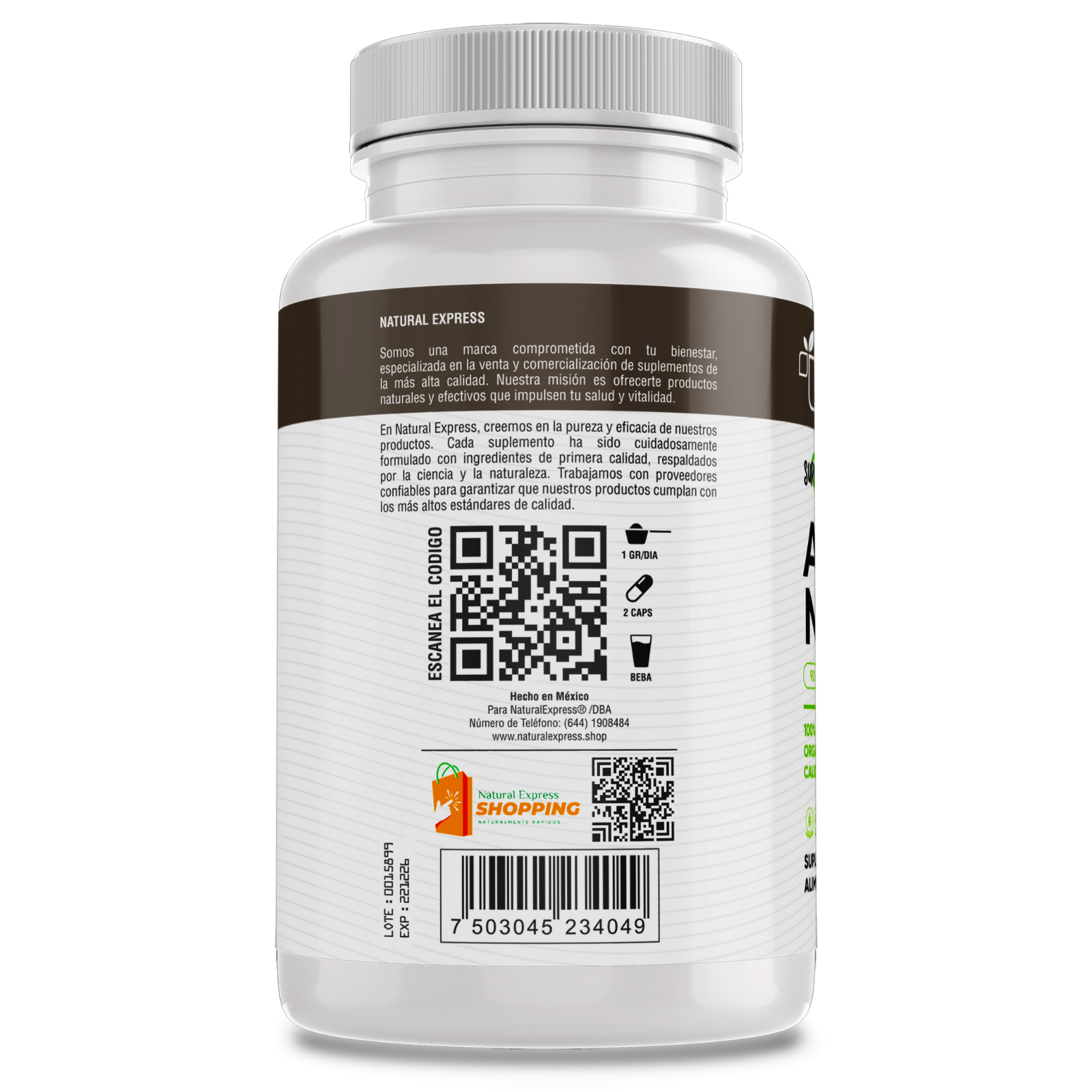 Ajo Negro100% Puro (180 Capsulas de 500mg) - [Potente Antioxidante Rico en Vitamina A, C y Calcio] | Presion y Digestion | Calidad Suprema | Sin Gluten ni Añadidos | Suministro Para 90 Dias | - Black Garlic - BioHerb.