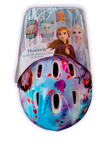 Set De Proteccion Bicicleta Scooter Triciclo Patines Frozen