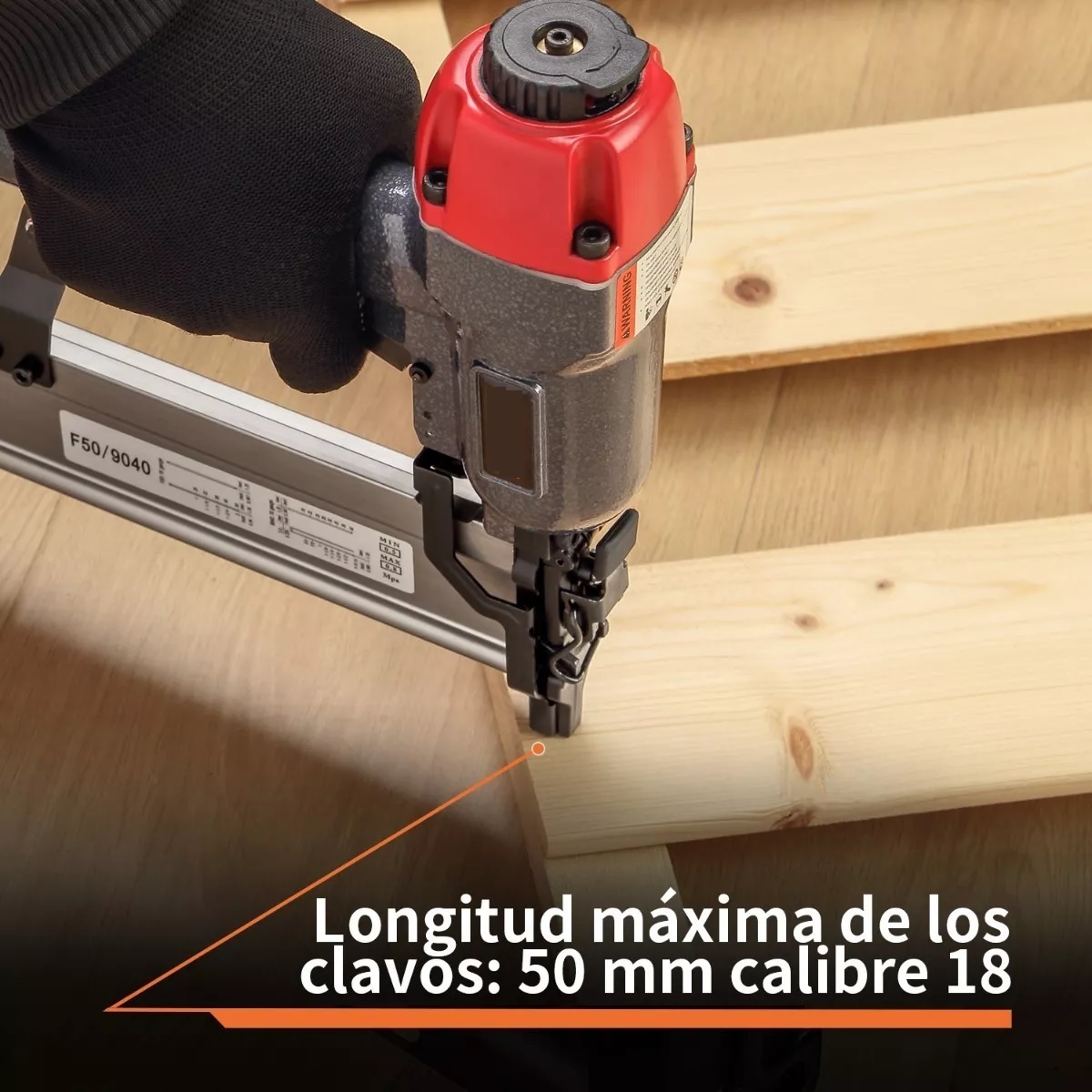 Clavadora Neumática Profesional, Calibre 18