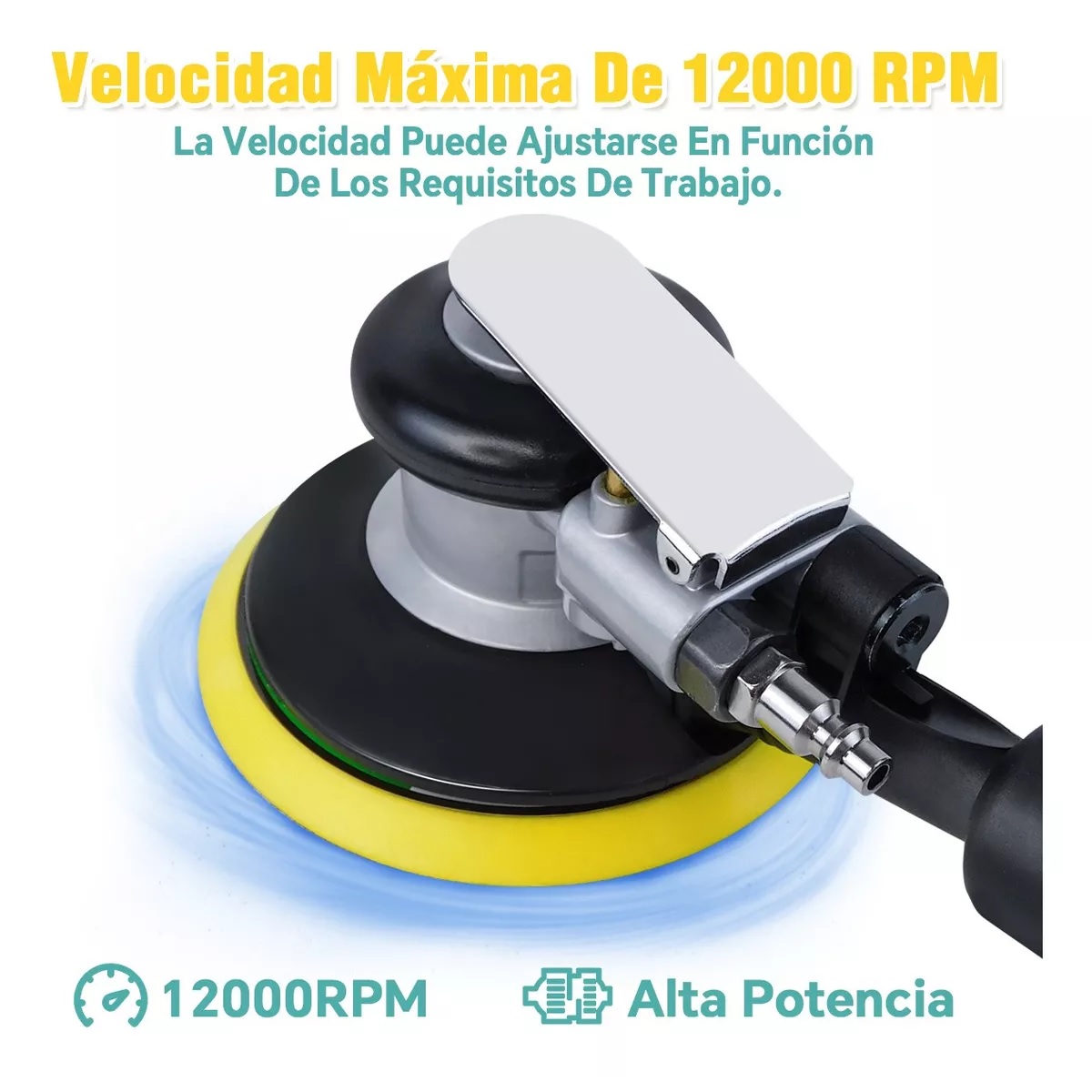 Lijadora Neumática Profesional Lijadora Roto Orbital De Aire
