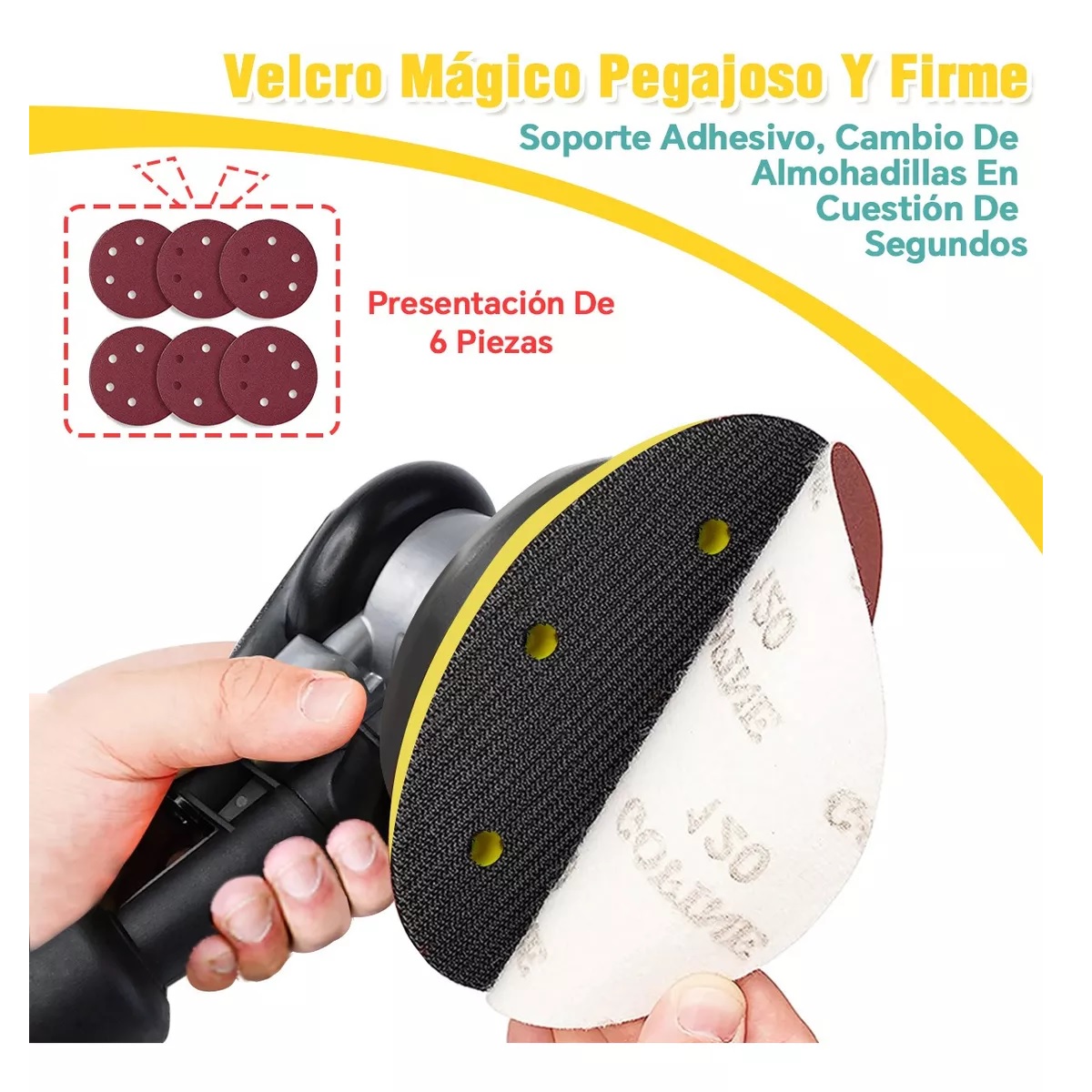 Lijadora Neumática Profesional Lijadora Roto Orbital De Aire