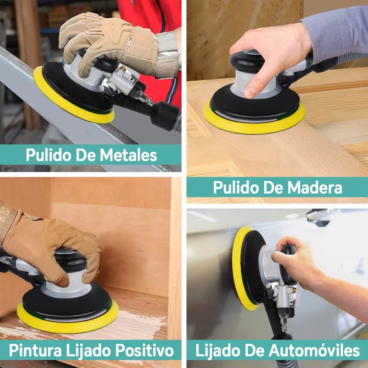 Lijadora Neumática Profesional Lijadora Roto Orbital De Aire