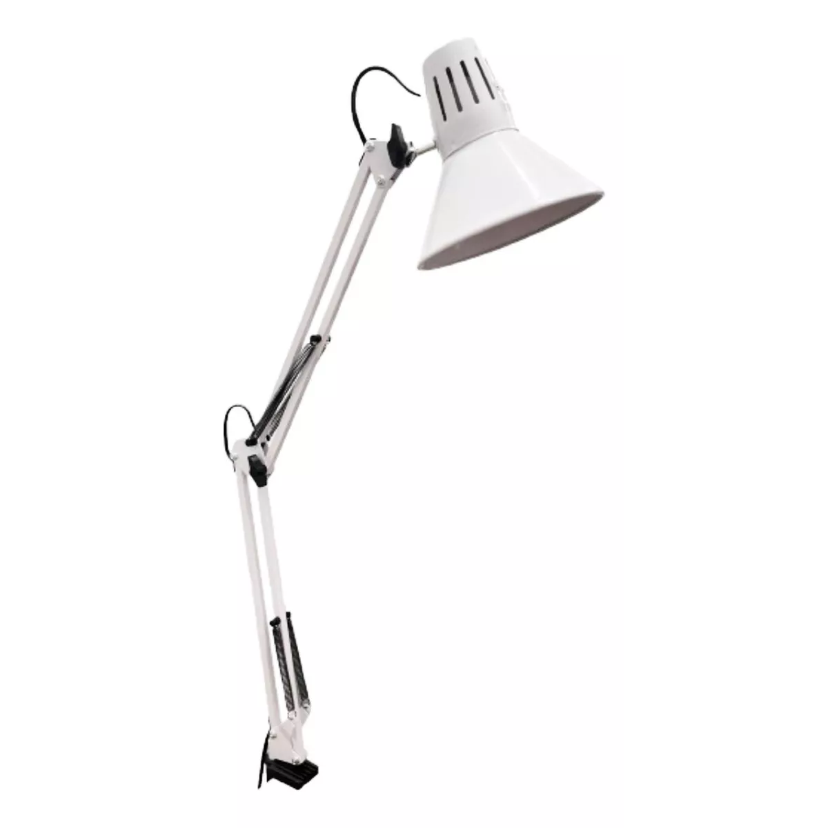 Lámpara De Escritorio Brazo Flexible Blanco 40 W