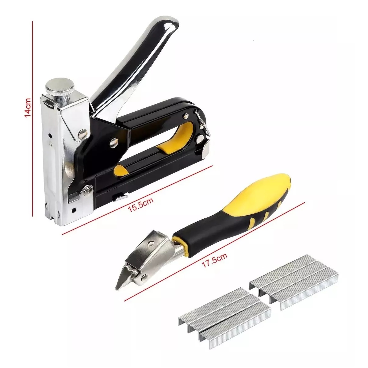 Engrapadora Tipo Pistola Para Tapiceria Con 900 Grapas 3 en 1