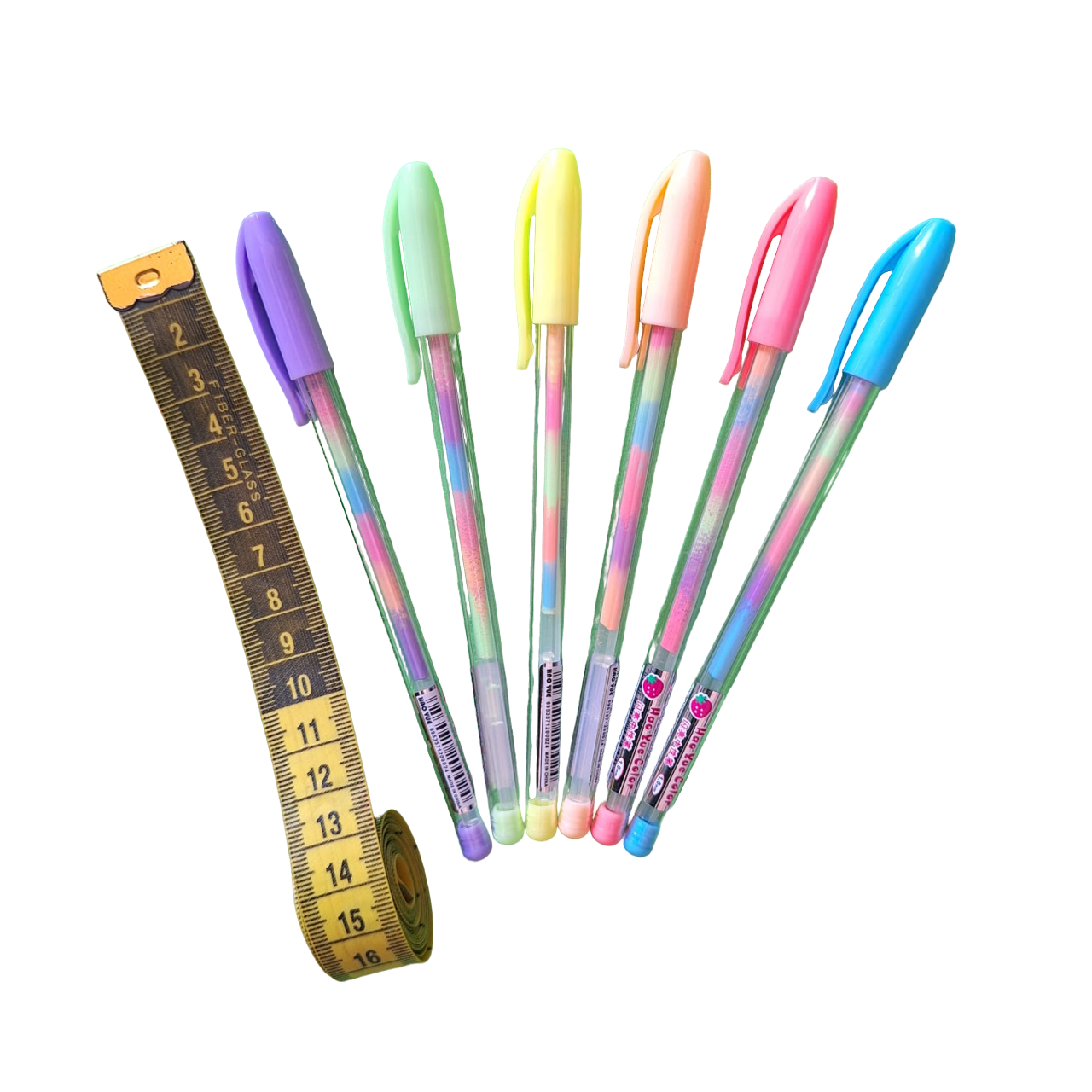 Paquete De 6 Bolígrafos Lapiceros Tinta De Gel Multicolor