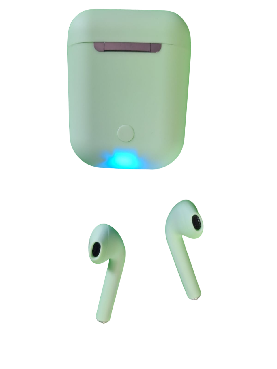 Audífonos Inalámbricos Bluetooth Excelente Sonido I12g Color Verde Claro