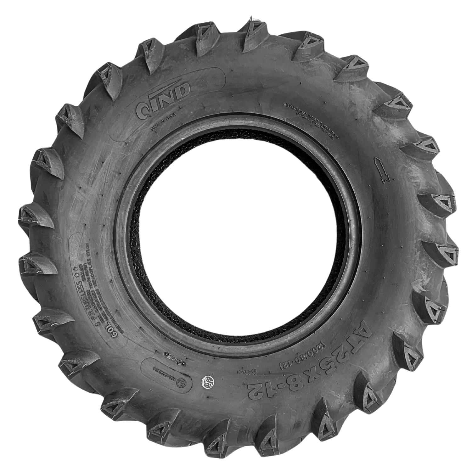 Paquete 2 Llantas 25X10-12 Qind Qd-137