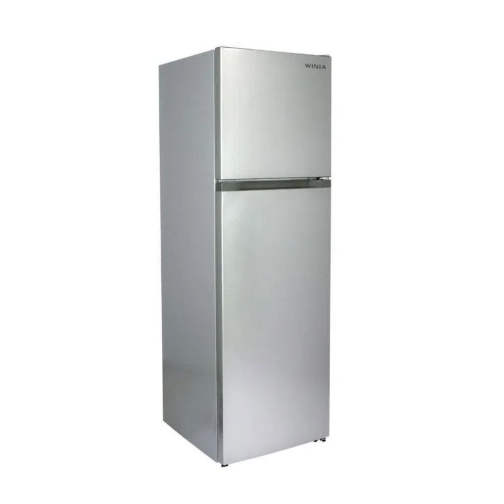 Refrigerador 9 pies top mount color silver marca winia.
