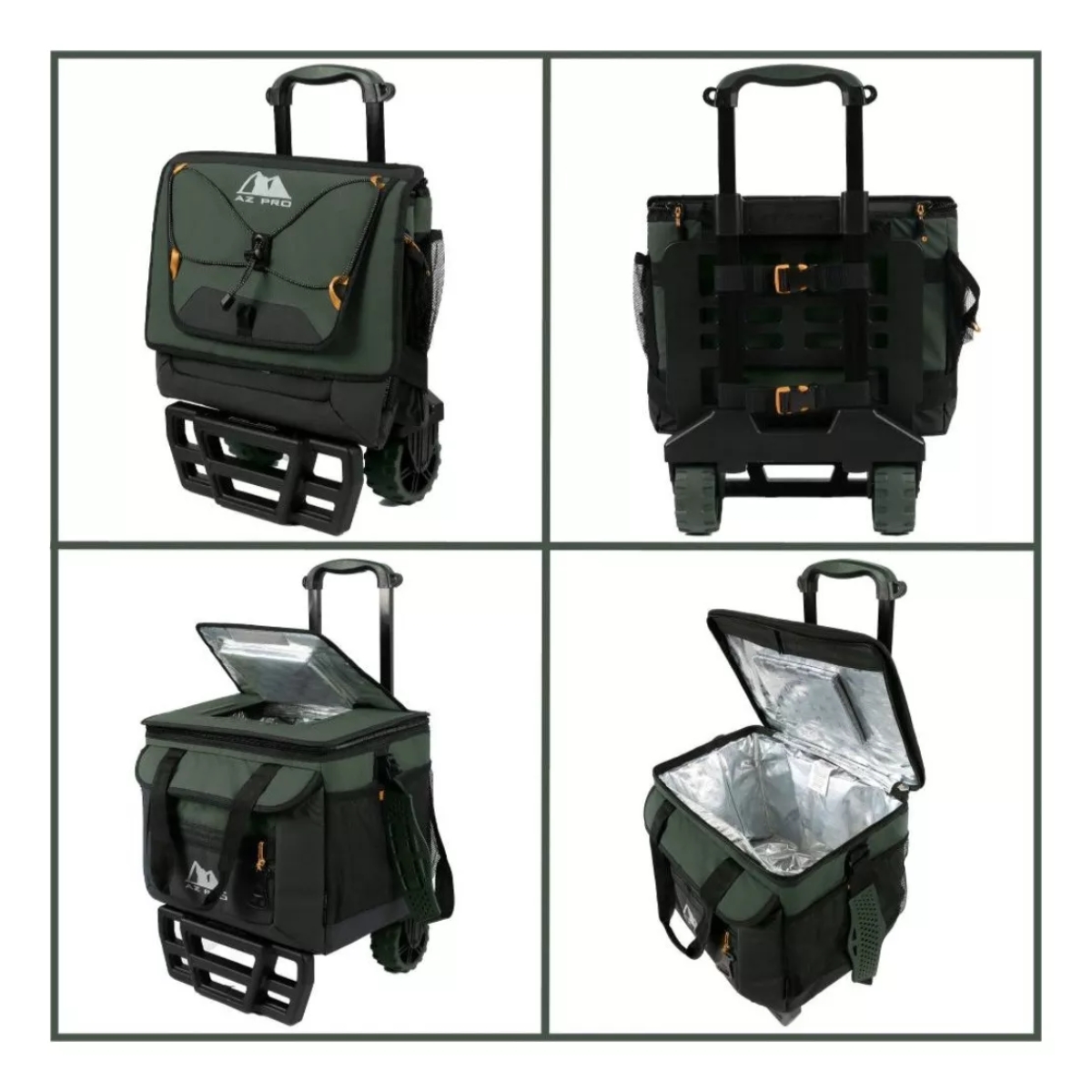 Bolsa Térmica Tipo Hielera Artic Zone Rueditas Todo Terreno Y Aditamentos.